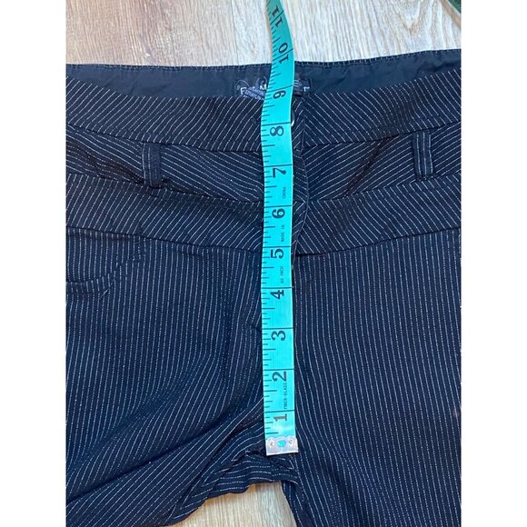 Y2K Rampage Black Pinstripe Flared Womens Pants Size‎ 7 - Picture 6 of 9